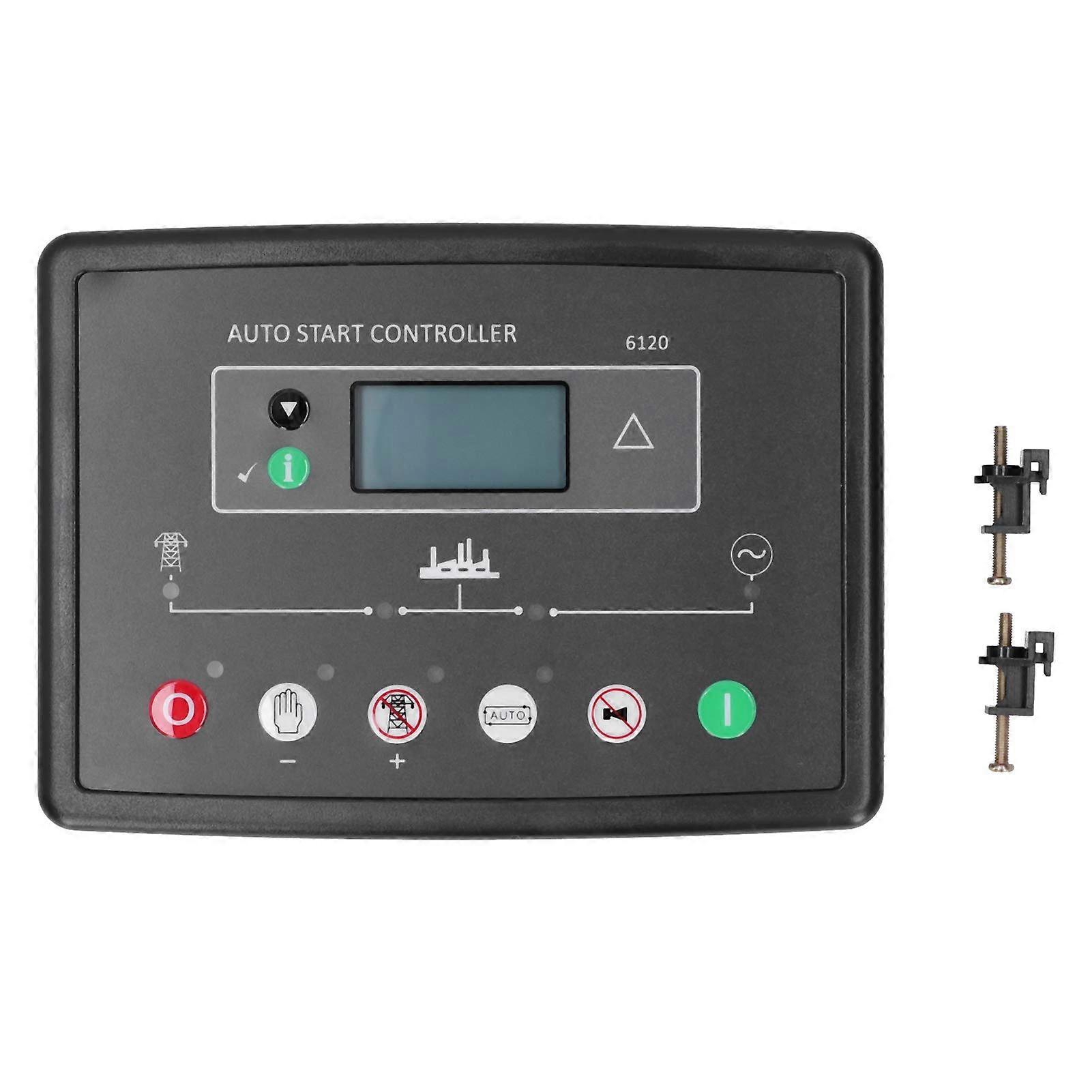 Generator Controller with LCD Display, IP65 Waterproof, Automatic Power Transfer, Engine Monitoring