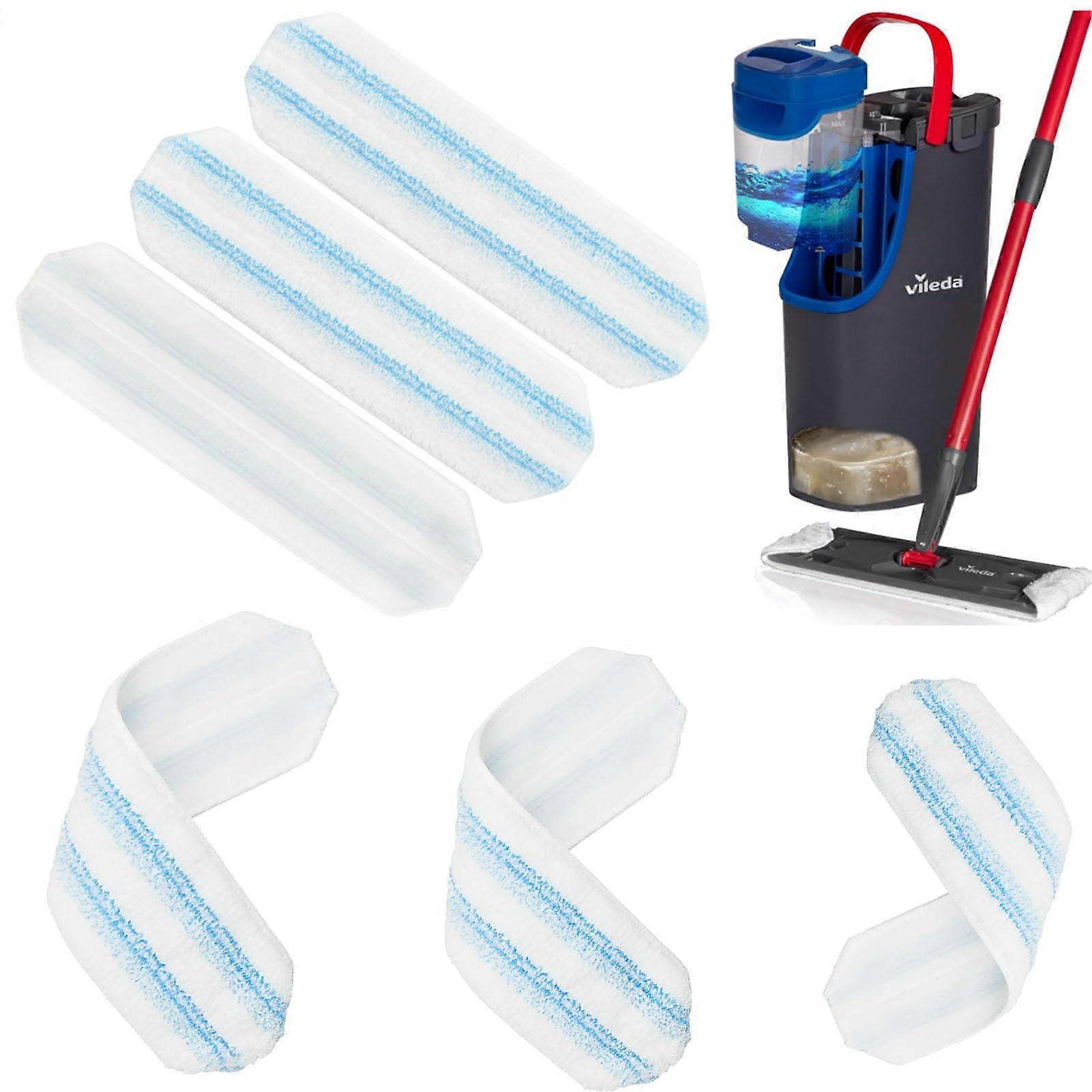 6Pack Replacement Mop Pads for O Cedar H2Pro, Reusable and Machine Washable Flat Mop Refills