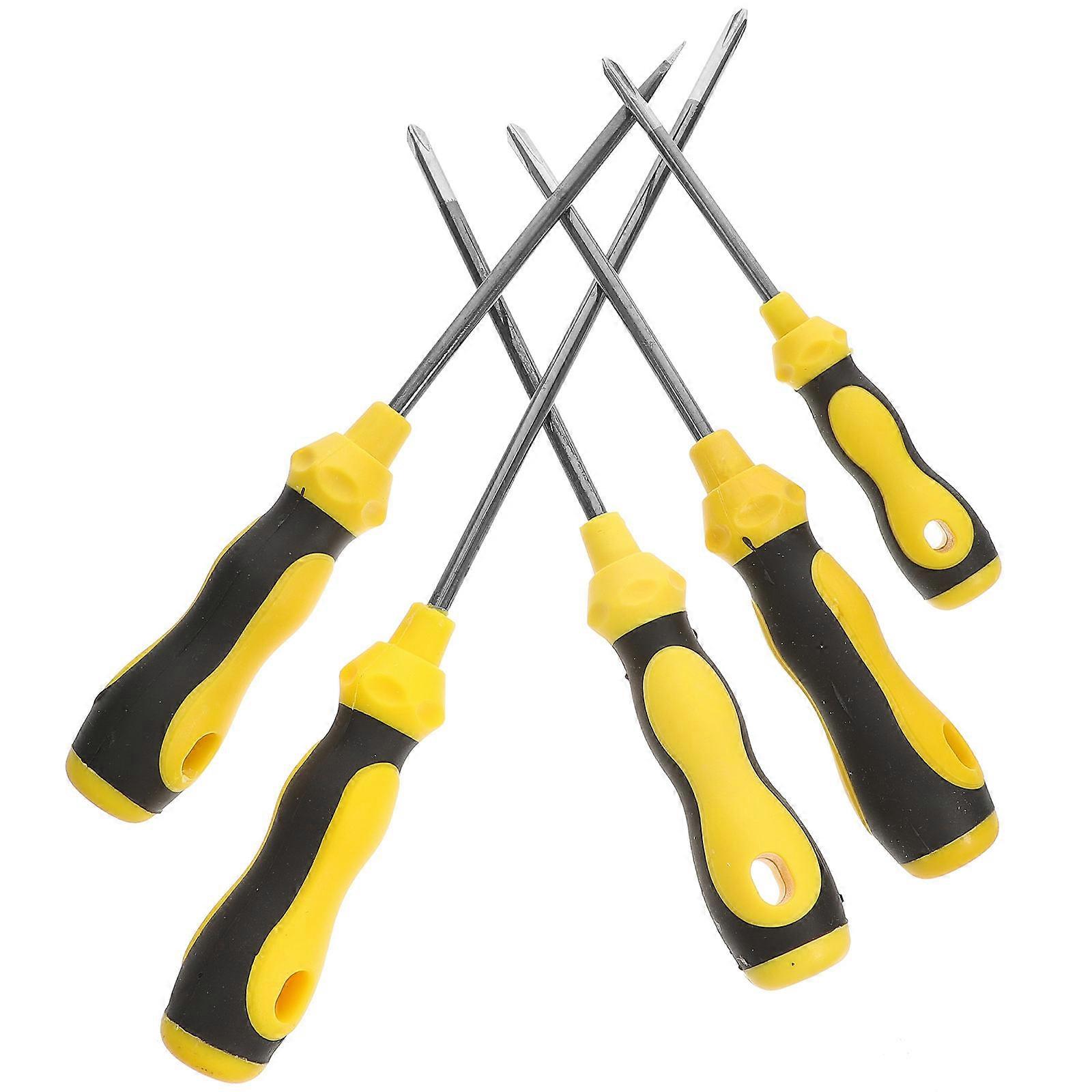 5 Sets Screwdriver Assortment Electrician Hand Tools For Professional Use Featuring Magnetic Bit Functionality
