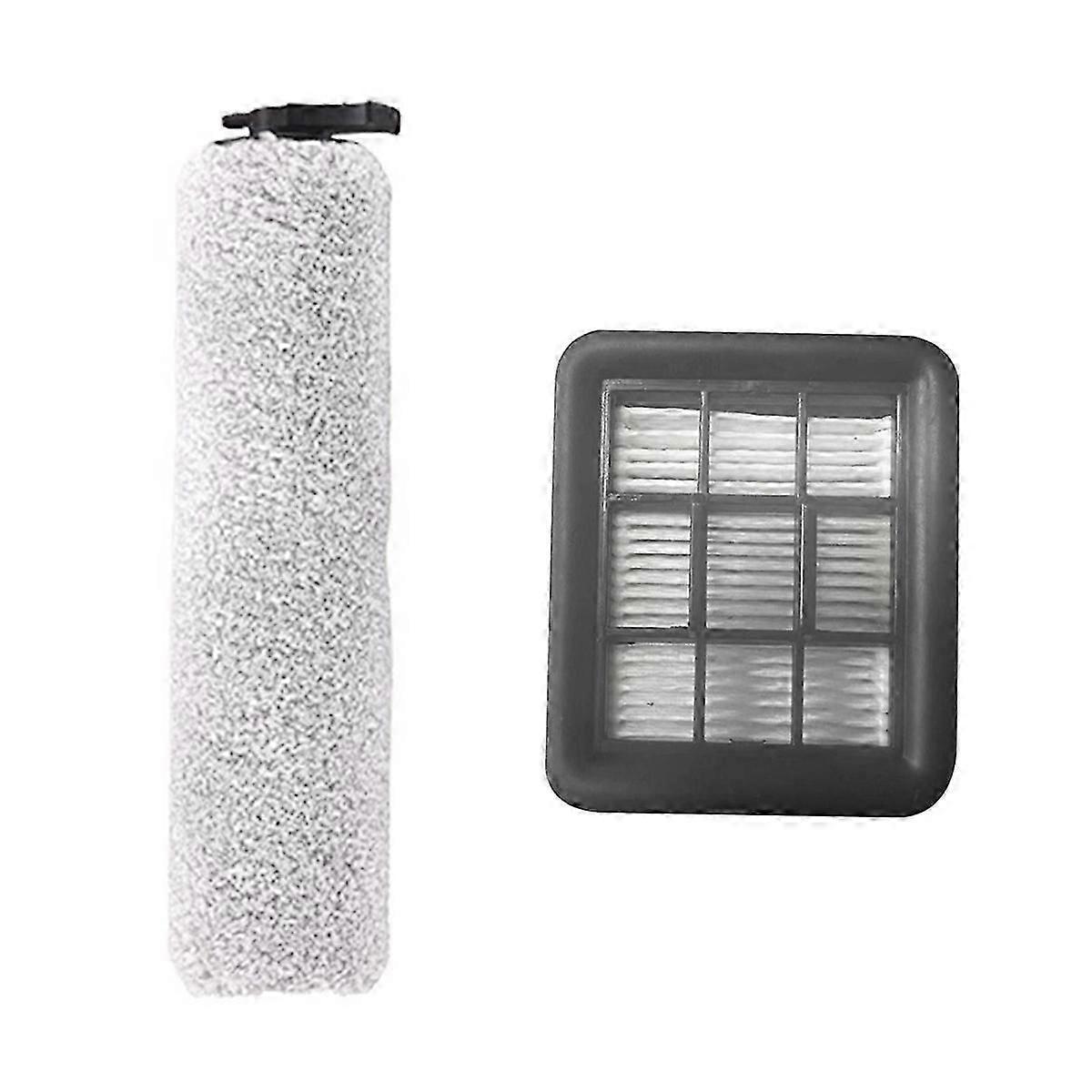 For W12 Floor Scrubber: Replaceable Roller Brush, Roller, Filter & Filter Cotton