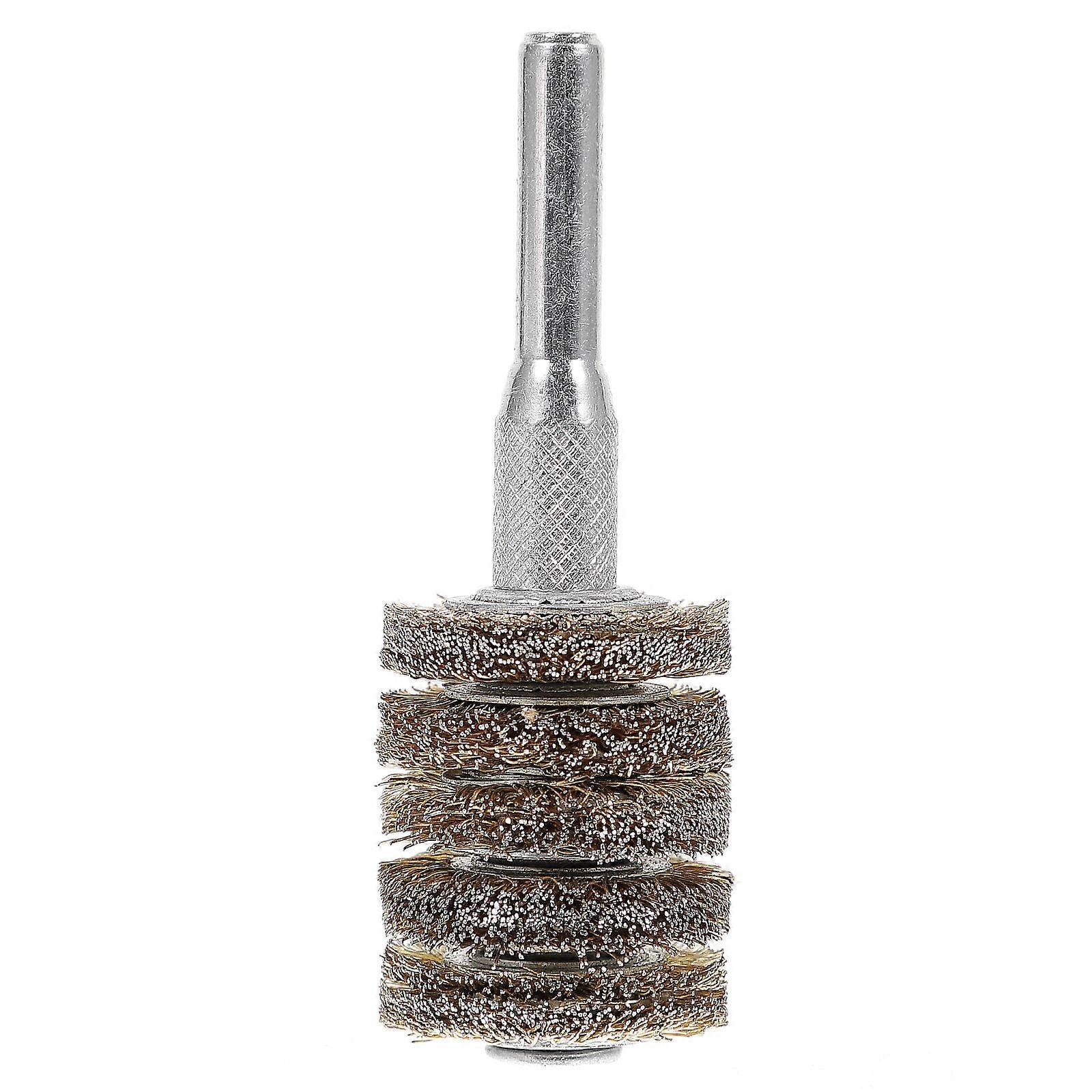 Steel Wire Brush for Drill 5-Layer Rust Remover Attachment Set