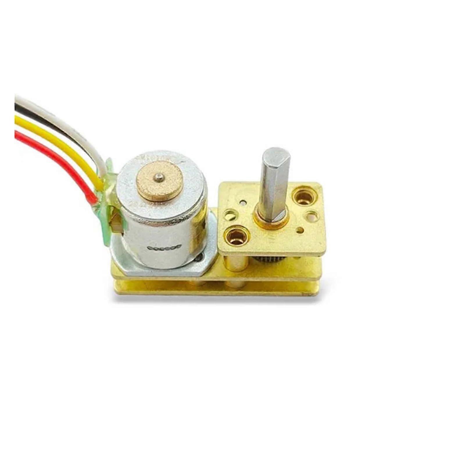 Geared Stepper Motor 5V 2Phase 4Wire 10mm Shaft  Torque Precision Positioning 1024 Steps