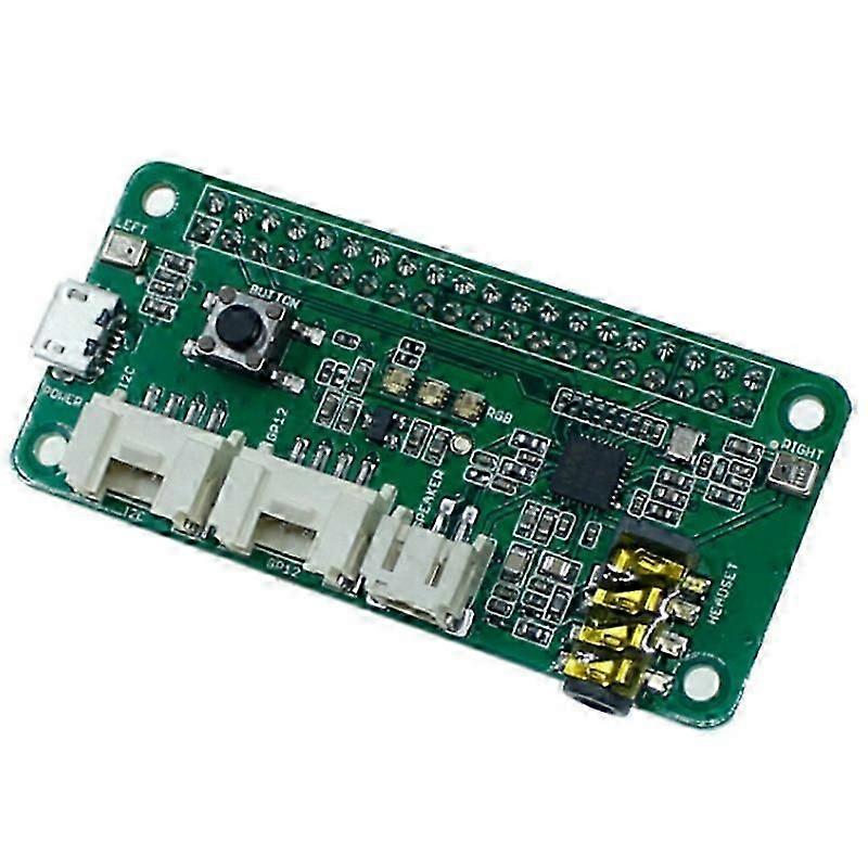 ReSpeaker 2-Mics Pi Hat for Raspberry Pi 4 Model B Voice Module Dual Microphone Array for Raspberry Pi Zero 3B MMD