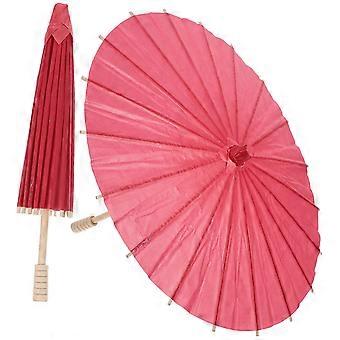 Red Paper Umbrella for Decor 2Pcs Small Umbrella DIY Photography Prop