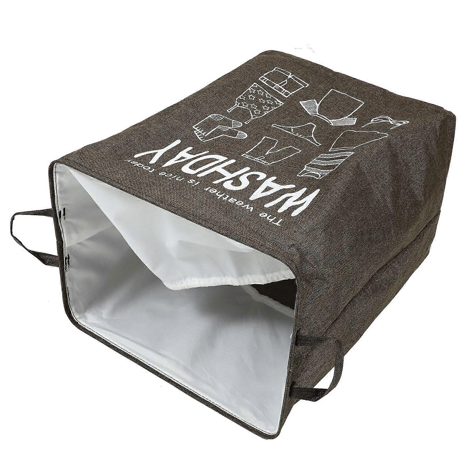 Laundry Baskets Bag for Storage Using Jute Material Black