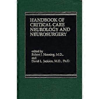 Handbook Of Acute Critical Care Neurology - Bloomsbury Publishing PLC - Kovakantinen - en-kirja