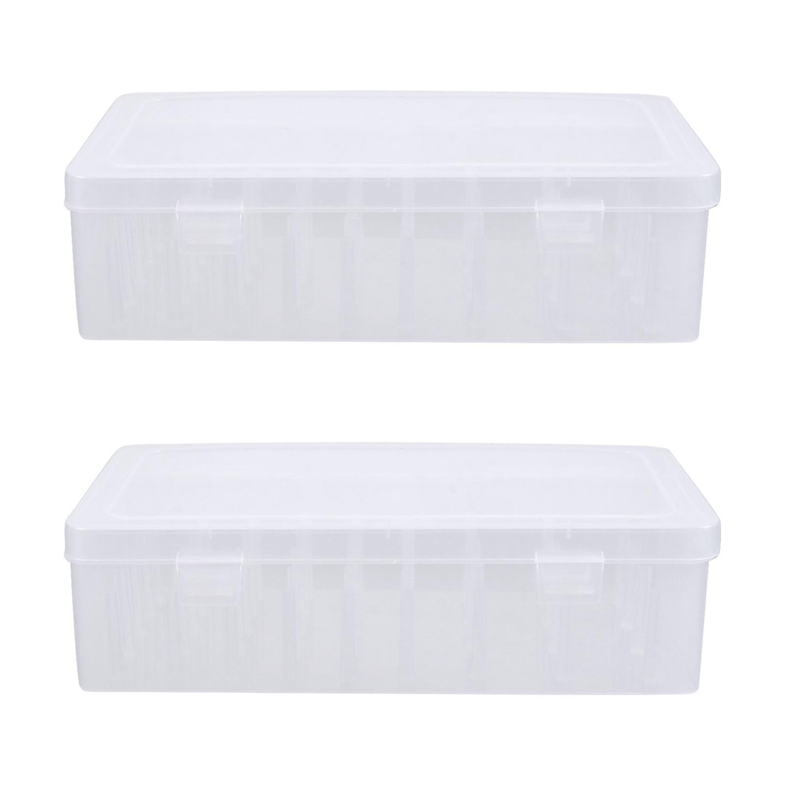 Embroidery Thread Holder Plastic Organizer Boxes for Storage Use 2Pcs