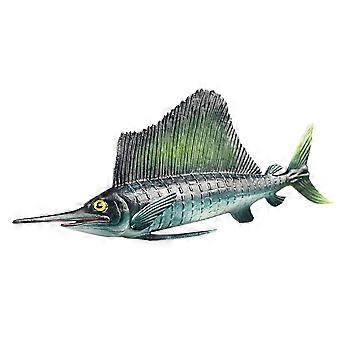 Wysoka symulacja Sailfish Animal Model Dekoracja organizmu morskiego dla dzieci bawiących się w rozmiar L