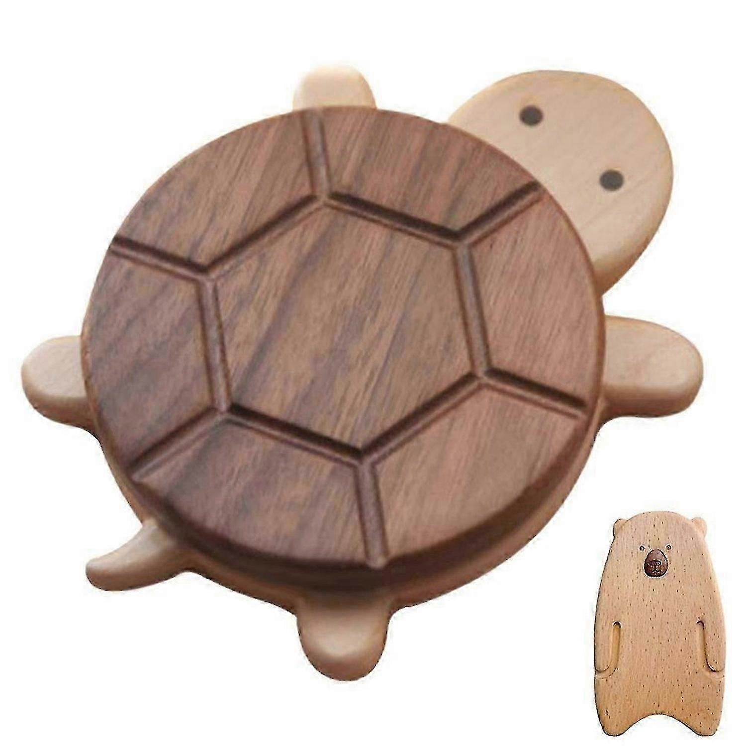 Turtle Coasters compatible with Coffee Table Wood Coffee Table Mat