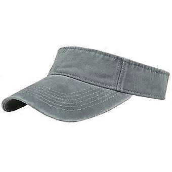Retro vasket baseballcaps – tom topp og forlenget brem – for reise, fotturer og utendørssport