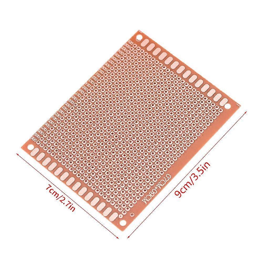 10 pcs/set 7x9cm DIY Prototype Single Sided PCB Universal Circuit Board_