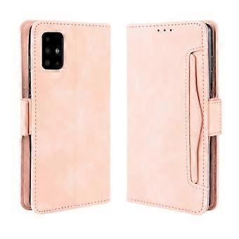 Compatible With Samsung Galaxy A71 5G Kickstand Protective Wallet case with Credit Card Holder,Flip PU Leather Shockproof Cover