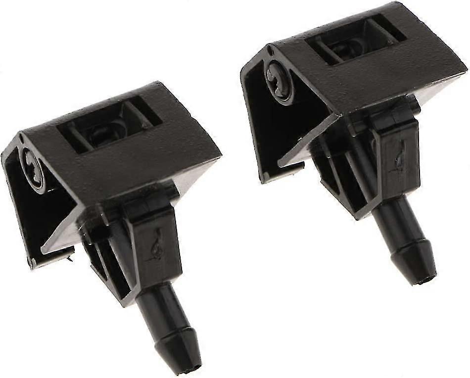 Windshield Washer Nozzle Wiper Sprayer (black) (2pcs)