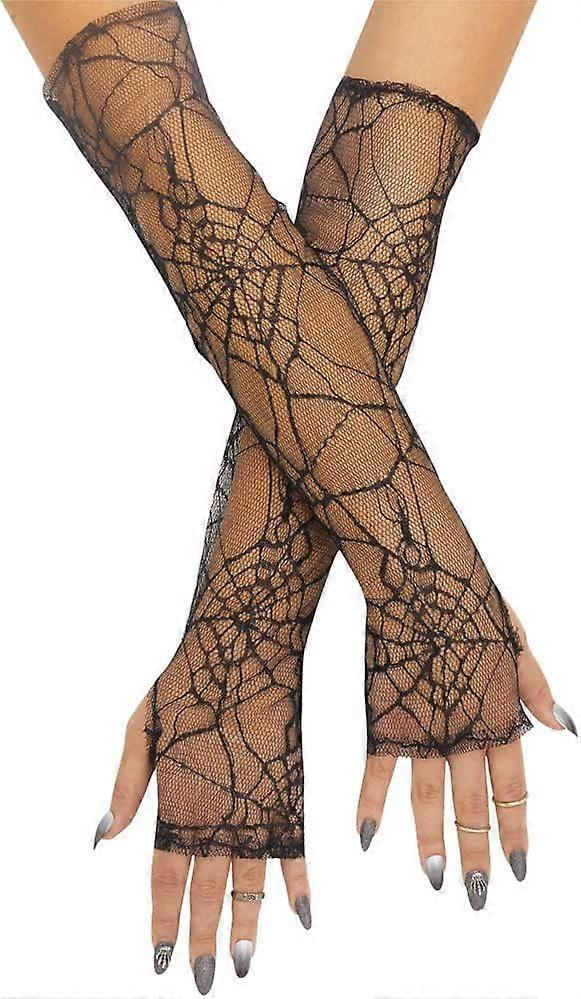 SPIDER WEB Fingerless Glove