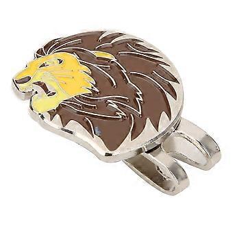 Portátil Mini Golf Ball Marker Golfer Hat Clip Animal Lion Acessório magnético ao ar livre