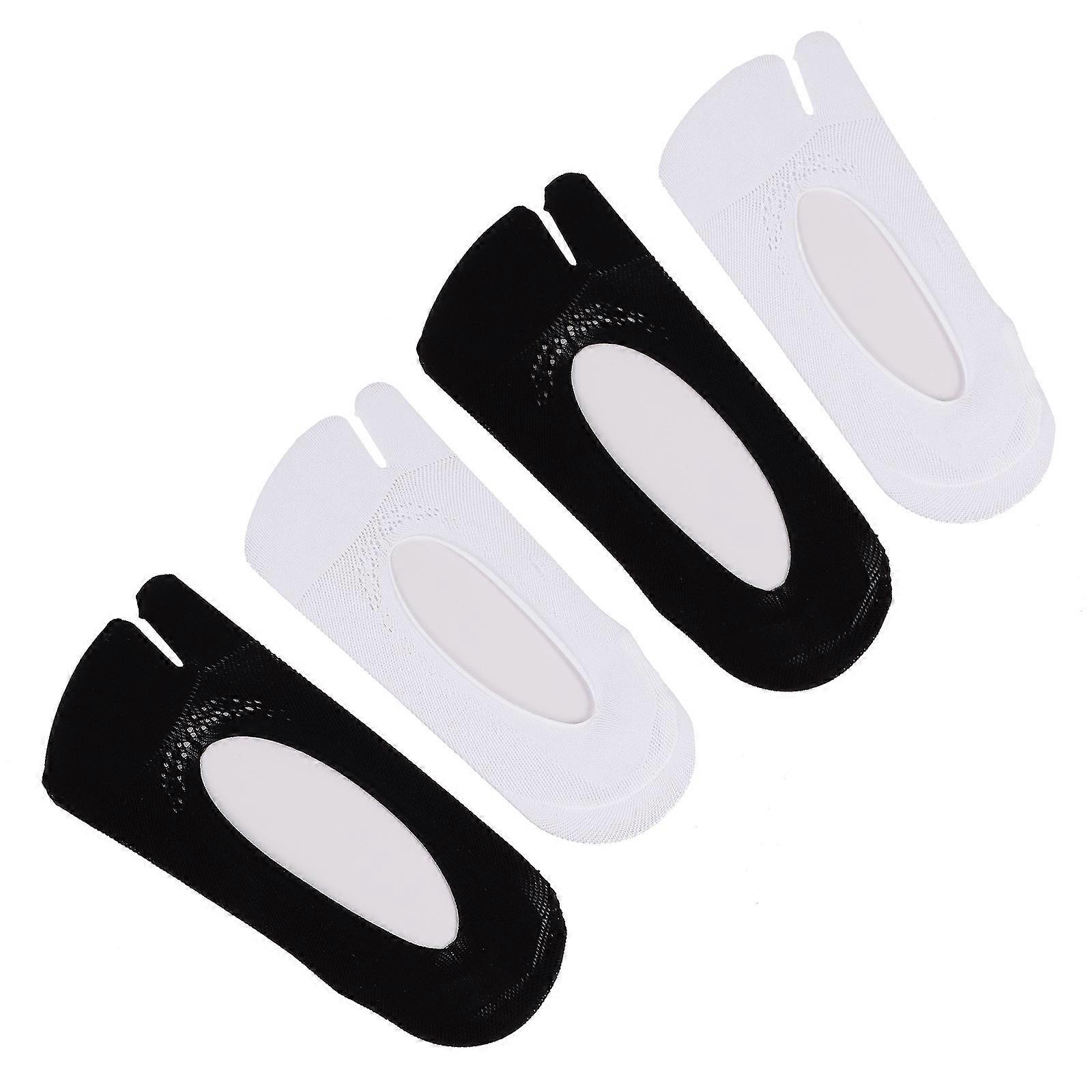 2 Pairs Short Toe Split Sock Practical Split Toe Sock Stylish Split Toe Sock