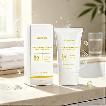 Pore Clarifying SPF 50 Sunscreen with TXA & Niacinamide, Non-Sticky No White Cast Daily Sunscreen for All Skin Tones 50ml