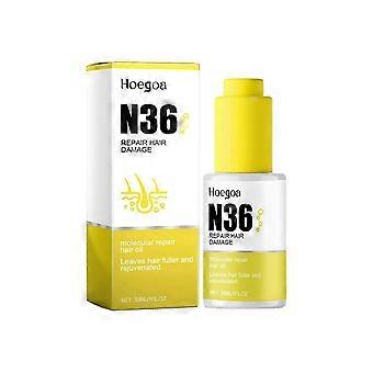 Óleo de reparação de cabelo melhora a passagem e tingimento de cabelos secos, umedecendo e alisando o óleo essencial de fixação de cabelo danificado