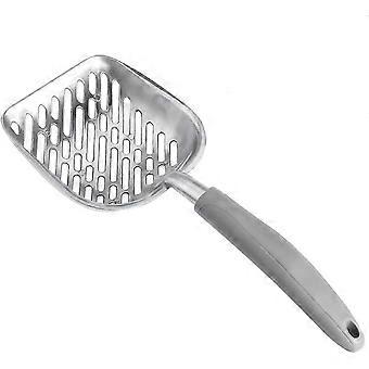 Metal Pet Dog Cat Litter Scooper Shovel Remover with Long Handle compatible with Pets
