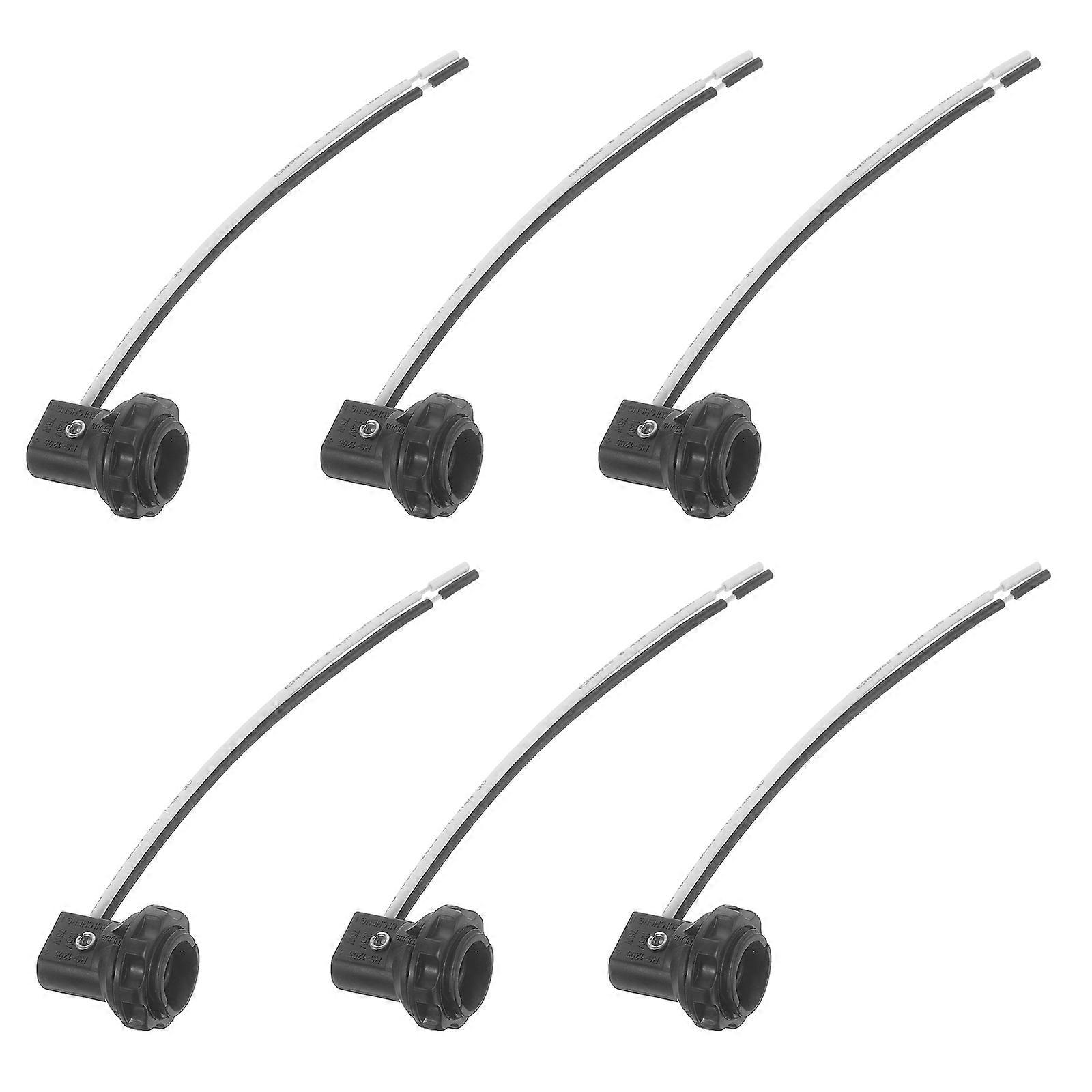 6 Pcs Black Sconces Bulb Base Converter E12 Lamp Base Candelabra Base Light Socket Light Socket Adapter