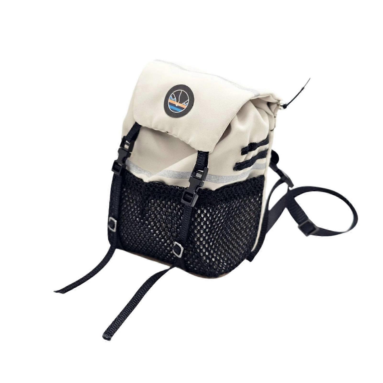 Mini Backpack with Mesh Pocket Decorative Miniature Backpack Cute Scale Storage