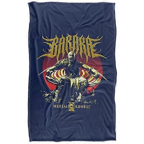Mortal Kombat 2 Baraka Throne Blanket