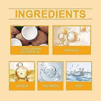 Mascarilla capilar de aceite de coco Deep Repair para cabello seco y dañado - Brillo nutritivo, suavizante y duradero con refrescante aroma a coco - 100g