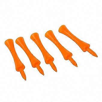 50-Pack Big Castle Golf Tees, 70mm Length, Orange