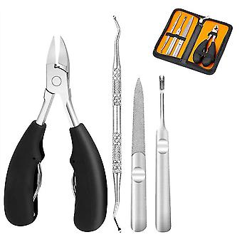 nagel clippers voor dikke en ingegroeide teennagels tools, 5 stks precisie ...