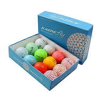 12 Pieces Golf Ball Chipping Swing Training Aid Synthetic Rubber Improve