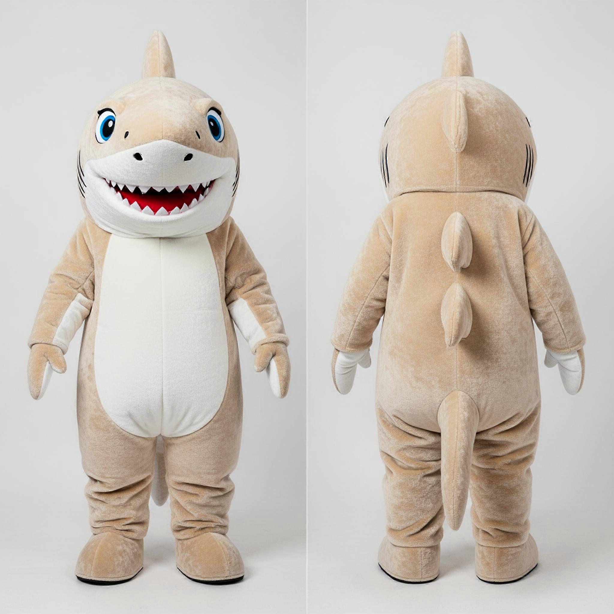 MASTICOT Beige Rounded Megalodon Mascot