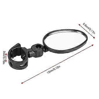 Durevole 360 ruotare regolabile manubrio retrovisore strada mountain bicicletta specchio di sicurezza ovale