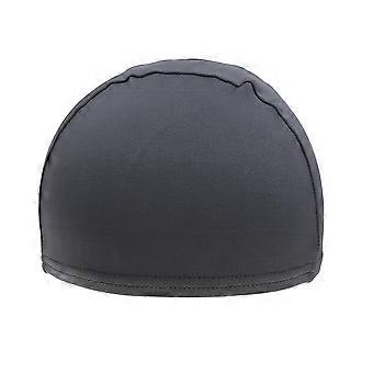 Elastic Cap Liner for Keep Warm Dark Grey Cycling Headwear