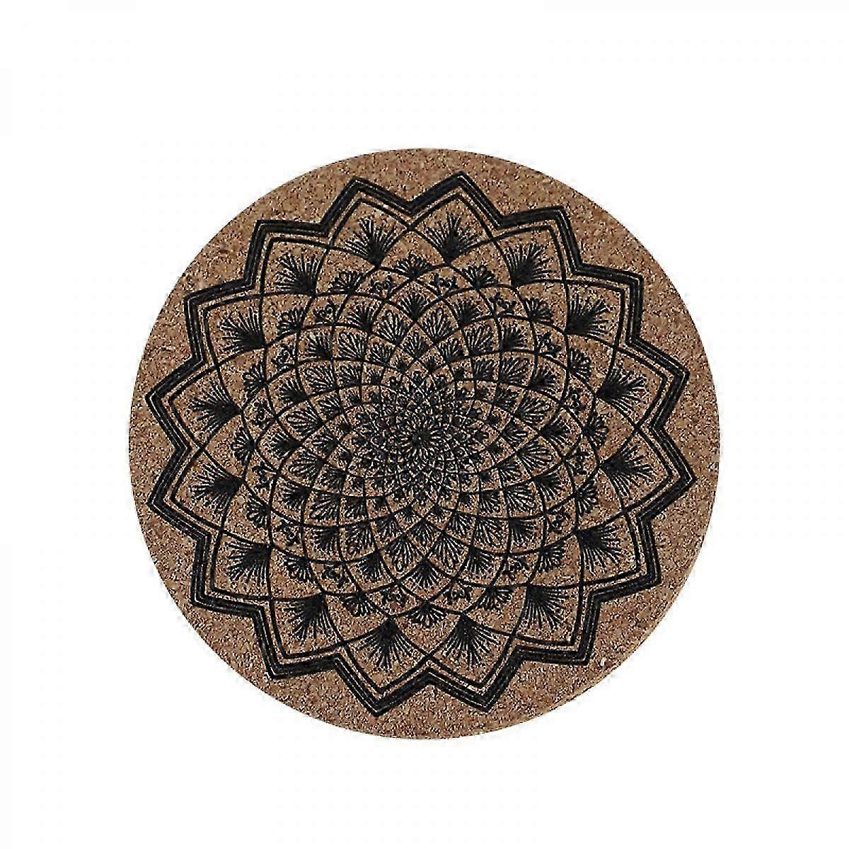 Cork Round Edge Coasters 4