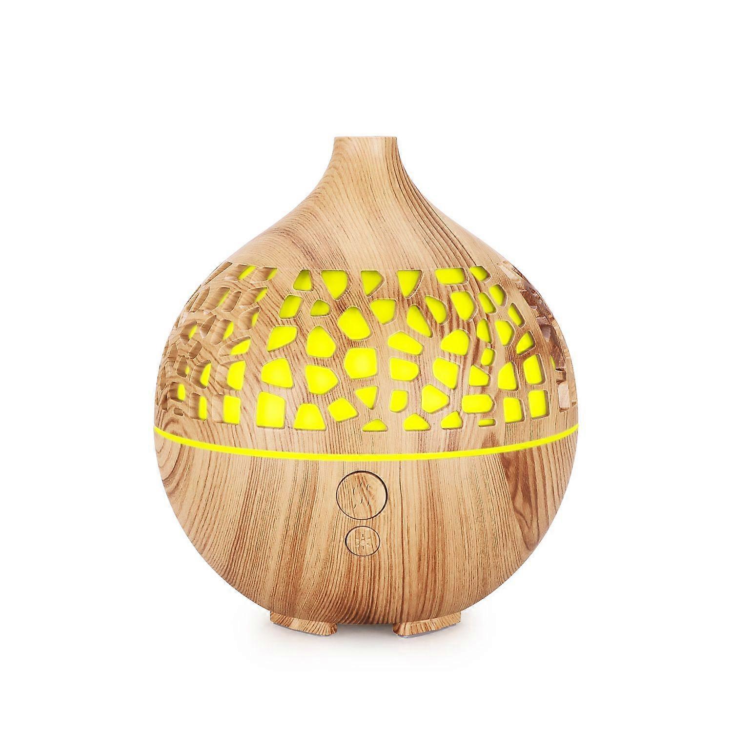 pc Essential Oil Diffuser, Aromatherapy Diffuser Humidifier, 180ML, Includes USB cable, Imitation wood color, irregular finish