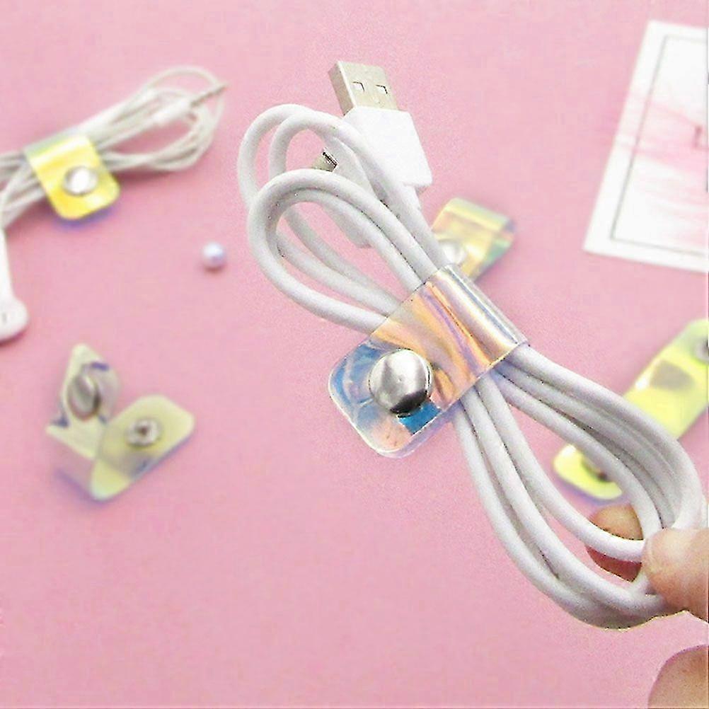 20-Pc Adjustable PVC Cable Managers