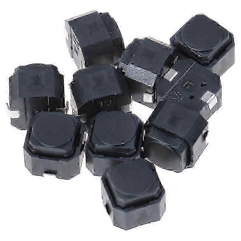 10Pcs Silent Tact Switch 6*6*5mm smd Silicone Button Switch Touch Switch height 5mm