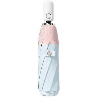 Windproof Travel Umbrella with UV Protection, Compact Lightweight Folding Design for Sun and Rain