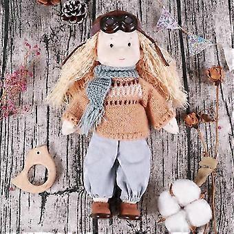 Vintage Crocheted Handmade Doll