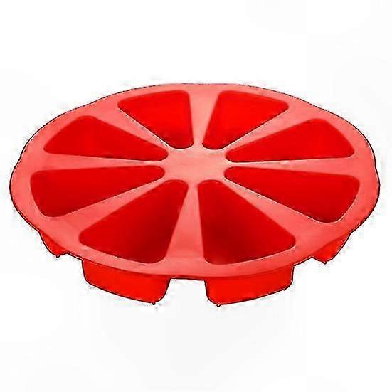 8-Cavity Orange Silicone Baking Mold