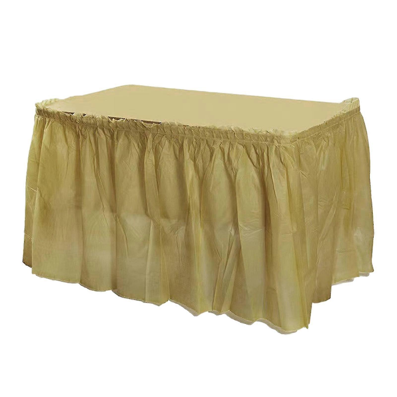 Adhesive Waterproof Table Skirt