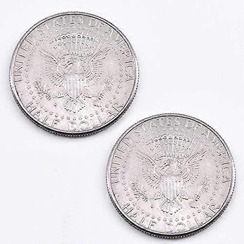 Real Double Sided Half Dollar Coin for Magic Tricks, Two Headed Silver Eagle Design, Authentic Size