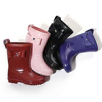 Leuke regenlaarzen voor kinderen met strik, lichtgewicht en stijlvol, onmisbaar voor buitenactiviteiten voor kinderen, perfect voor school en als casual kleding die geschikt is voor foto's.