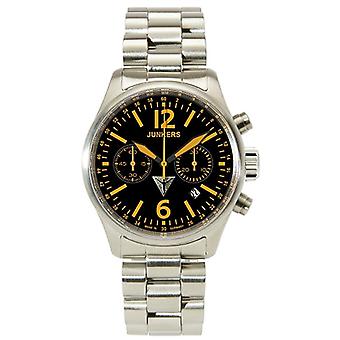 World flight records g38 Hand-wound Mechanical Analog Men's Watch with 6208M-5 Stainless Steel Bracelet