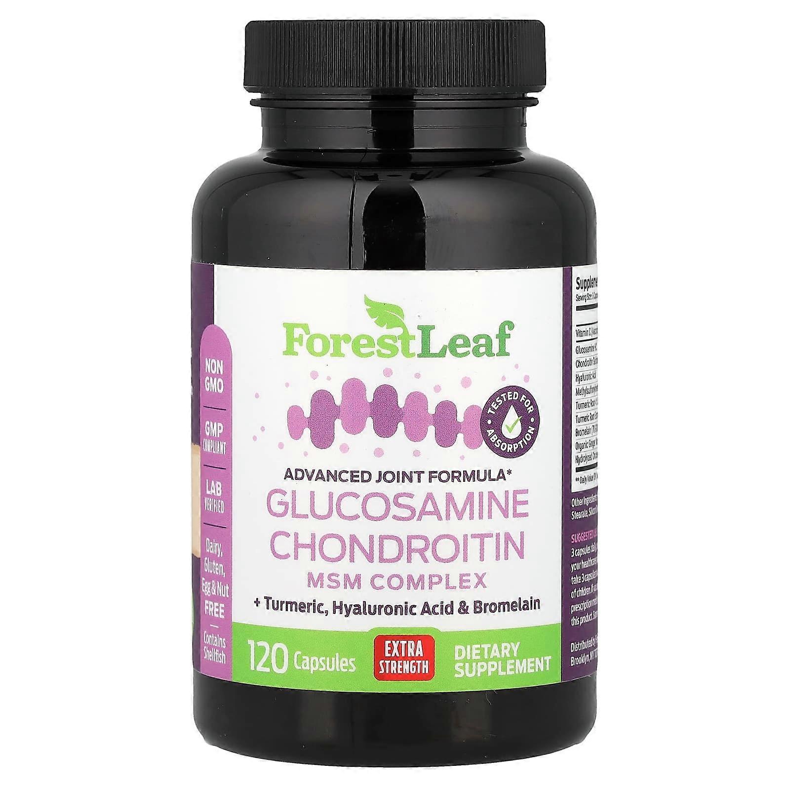 Forest Leaf, Glucosamine Chondroitin, 120 Capsules