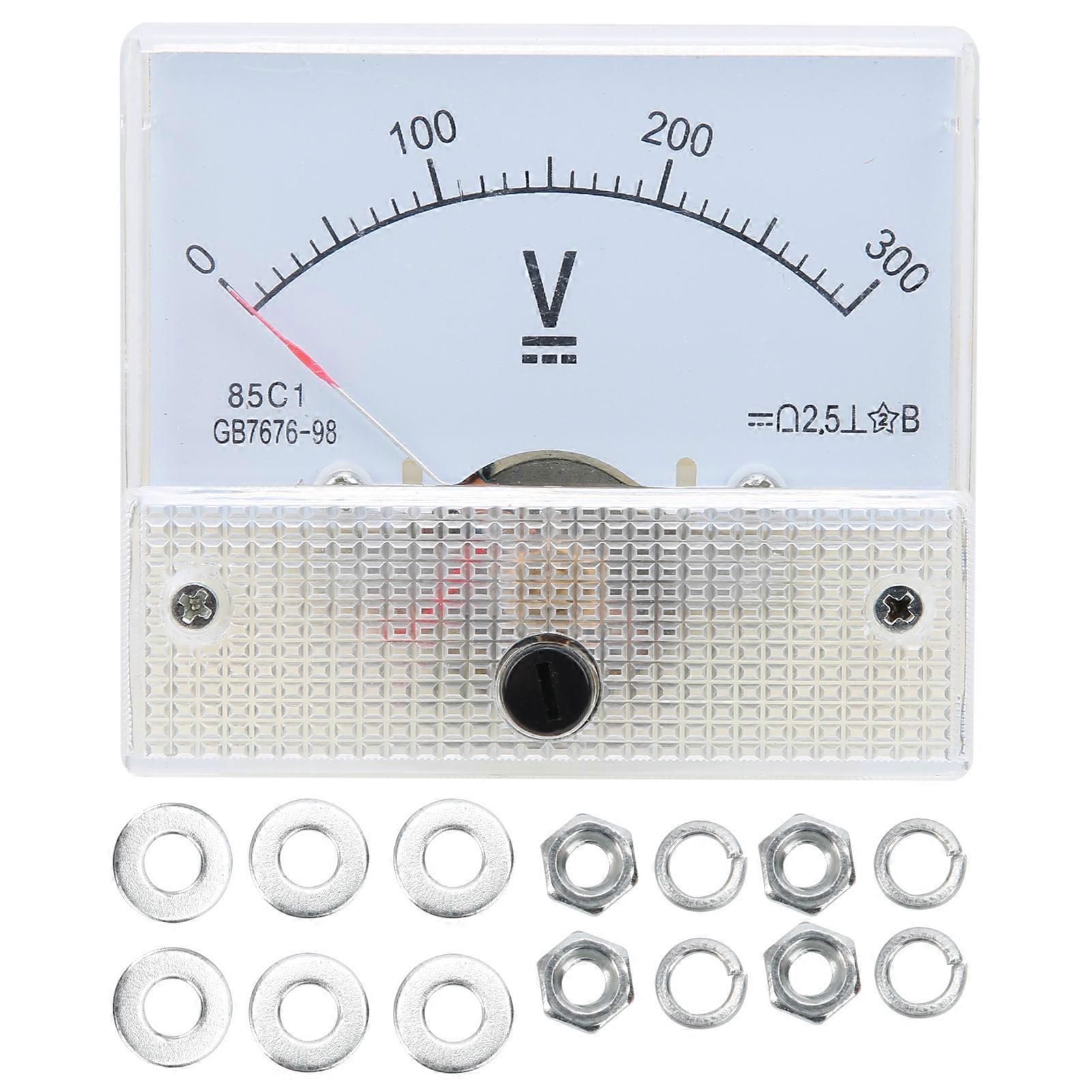 DC Pointer Voltmeter High Accuracy Installation Measuring Instrument 85C1 DC 0~300V