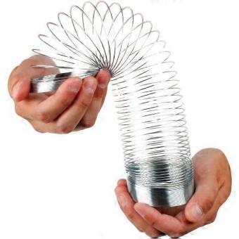 Large Metal Slinky - Verende metaallook