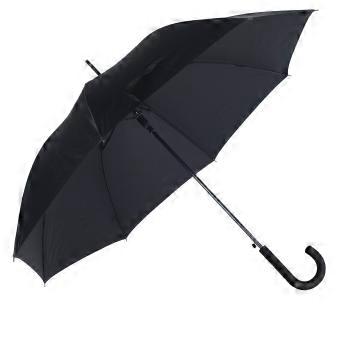 Rain Pro Auto Open Regenscherm 87 cm, Zwart