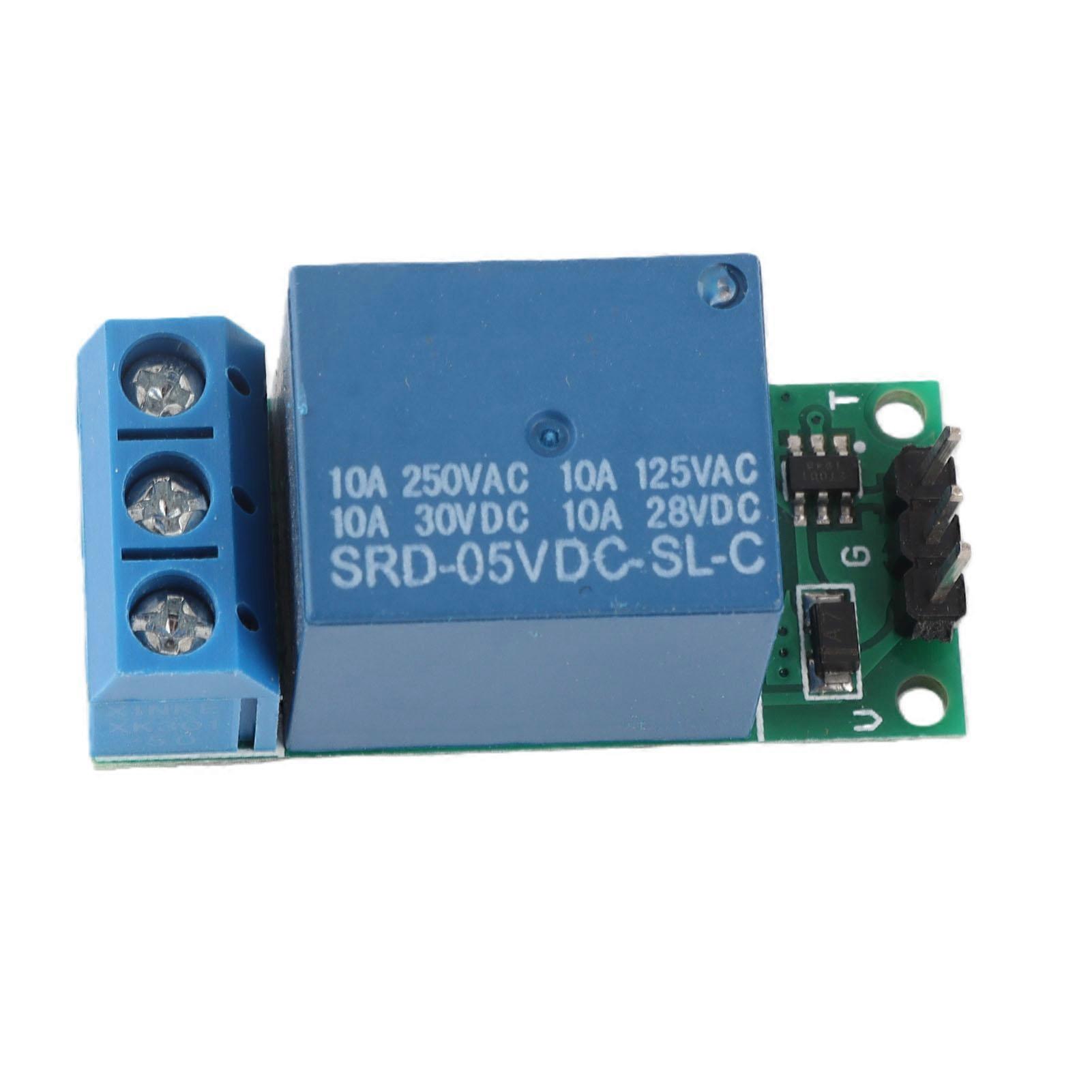 1 CH DC5V Flip Flop Latch Relay Module Bistable Self locking Switch Low Pulse Trigger Board