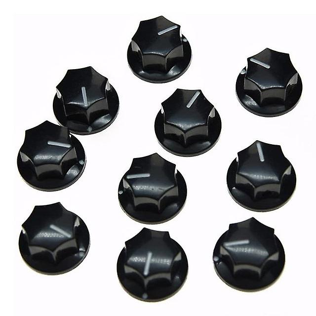 10Pcs Guitar Knobs Amplifier Amp Knob Bass Tone Volume Knobs For Guitarra Brass